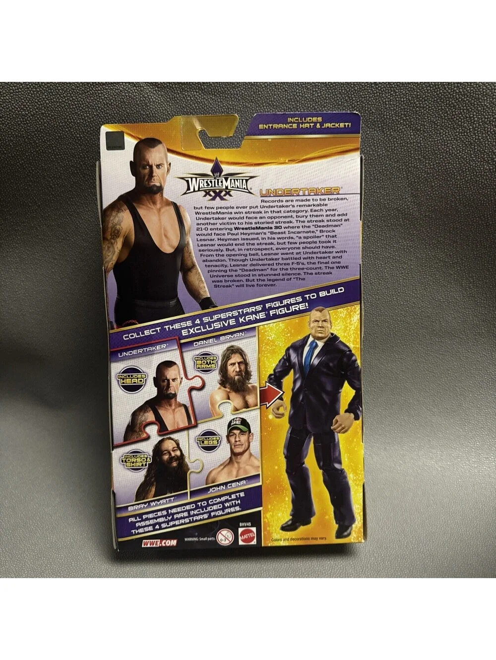 WWE Elite The Undertaker WrestleMania XXX 30 TRU Exclusive Figure Kane BAF